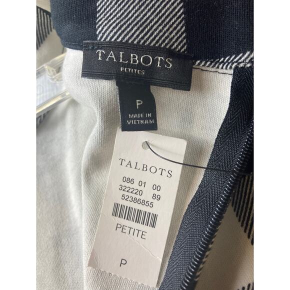 NWT Talbots Buffalo Check Mock Turtle Dress Size P(Petite) (2) - Picture 9 of 14